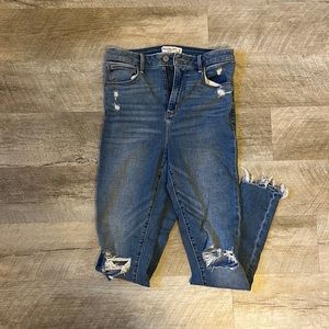 Abercrombie The Super Skinny Ankle High Rise